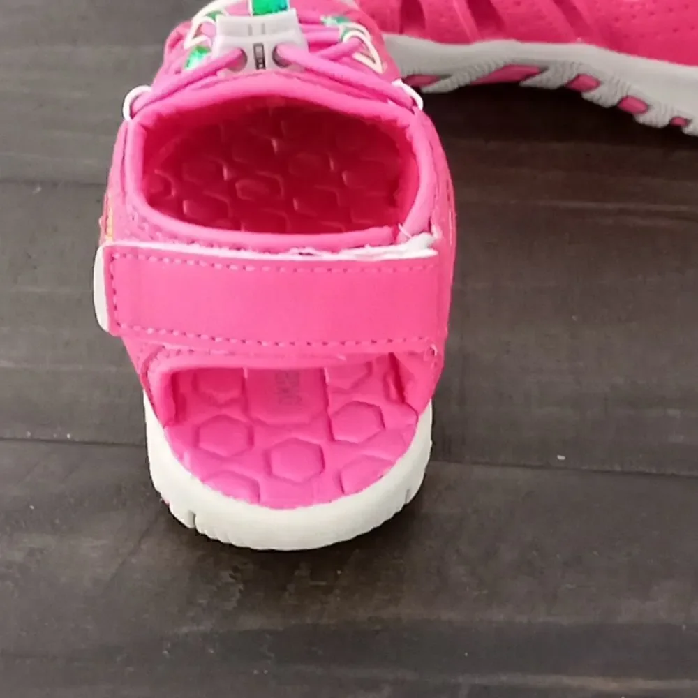 Okie dokie little girls sandals new without tags never worn size 7